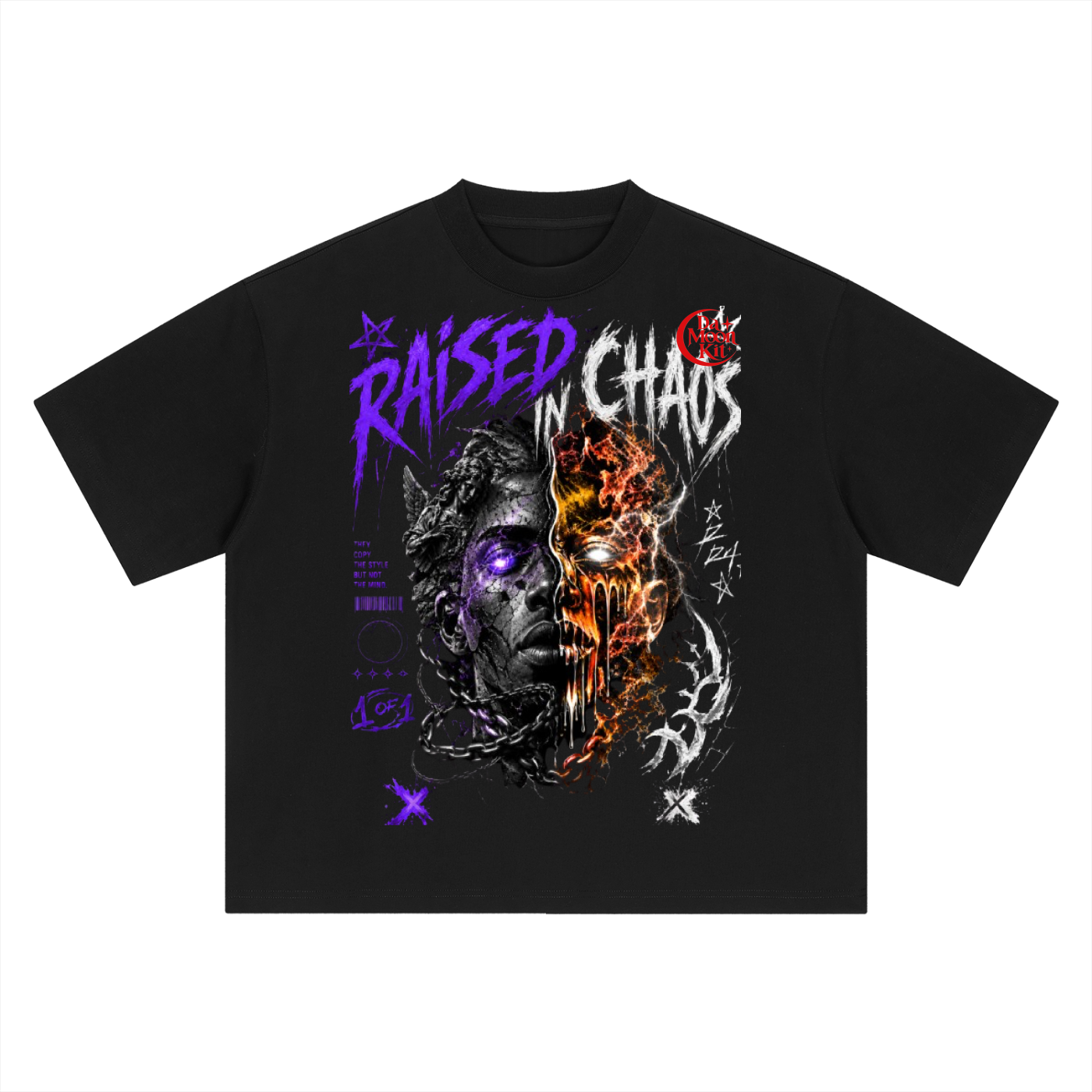 Raised in chaos T-Shirt